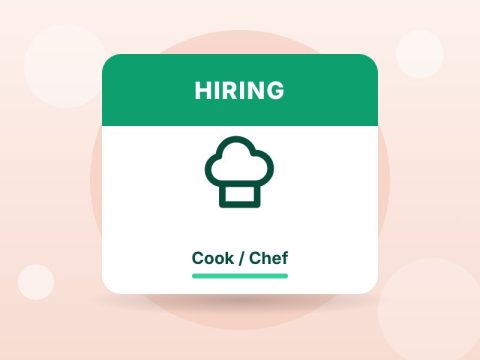 Experienced cook for North Indian restaurant
