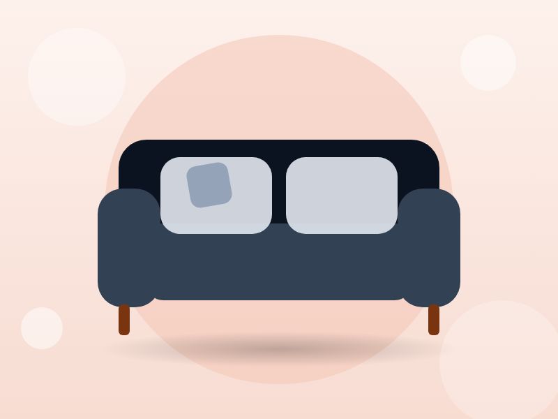 L-shaped 6 seater fabric sofa with cushions — photo 1