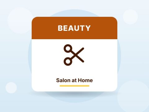 Bridal makeup & salon at home