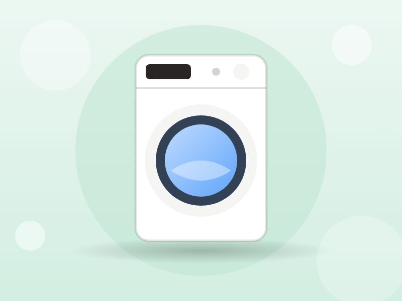 LG 7kg front load washing machine — photo 1